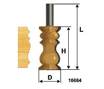 Фреза кромочная фигурная ф32х57мм хв.12мм ЭНКОР