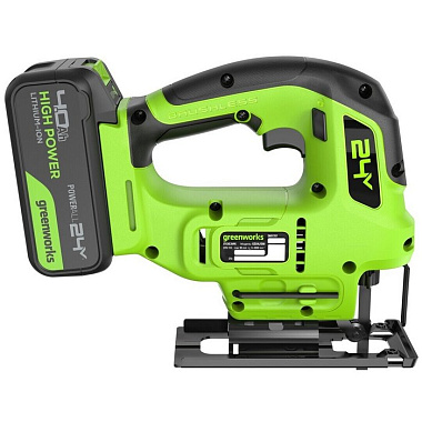 Лобзик аккумуляторный GREENWORKS GD24JS90 1x4Ah 3601707CUB