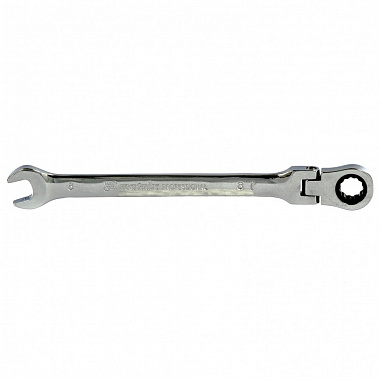 Ключ комбинированный трещоточный с шарниром 8мм MATRIX 14860