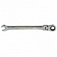 Ключ комбинированный трещоточный с шарниром 8мм MATRIX 14860