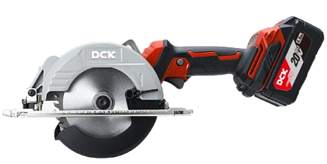 Пила дисковая аккумуляторная DCK KDMY125 2x5Ah