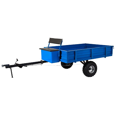 Телега к мотоблоку 2-местная 650кг FORZA ТПМ 3-343