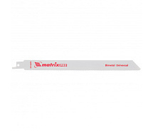 Полотна для сабельной пилы универсальные 200/1,8-2,5мм Bimetal S1122VF 2шт MATRIX 782002