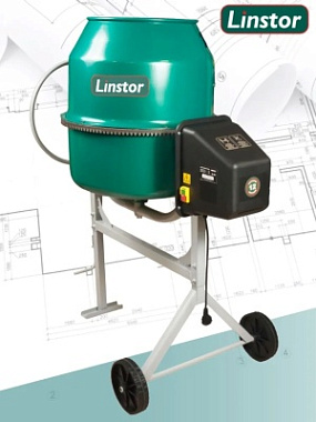 Бетоносмеситель (полиамидный венец) LINSTOR Б-160П