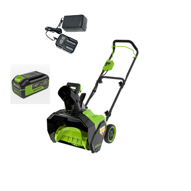 Снегоуборщик аккумуляторный GREENWORKS G40ST40 1х4Ah 2603607UB