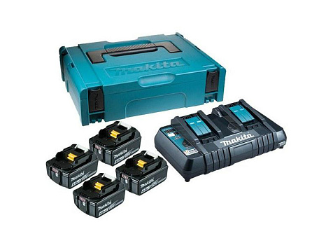 Набор: BL 1840B 18V 4,0Ah Li-ion 4шт + DC 18RD MAKITA MKP2PM184 198489-5