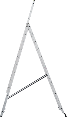 Лестница-стремянка 3-секционная алюминиевая Новая Высота NV1230 3х12