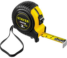 Рулетка 3м х 16мм обрезиненная STAYER Master 34025-03_z01