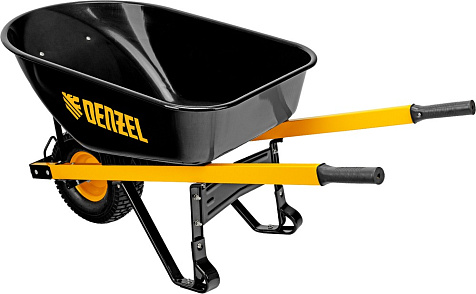 Тачка строительная усиленная пневмо колесо DENZEL 68999