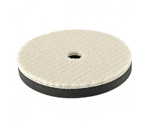 Насадка полировальная короткая плетеная шерстяная нить под липучку 125мм MATRIX 75962