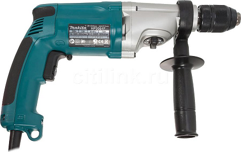 Дрель 2-скоростная ударная MAKITA HP 2051F (подсветка)