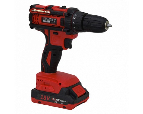 Дрель-шуруповерт аккумуляторная BRAIT BCD18B 1х2Ah