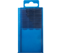 Набор сверл по металлу 0,33-1мм класс А Р6М5 20шт ЗУБР Профи 4-29625-H20-P