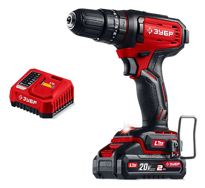 Дрель-шуруповерт ударная аккумуляторная LMS ЗУБР ДШУ-40-21 1х2Ah