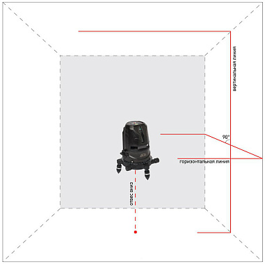 Уровень лазерный ADA 2D Basic Level А00239
