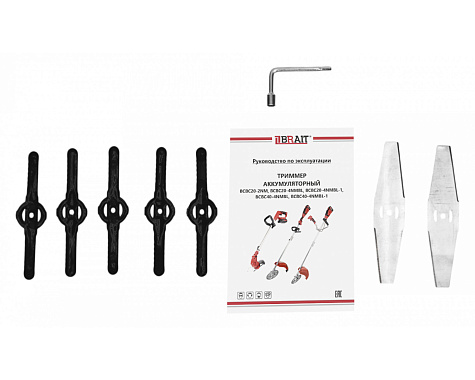 Триммер аккумуляторный BRAIT BCBC 20-2NM 2х2Ah