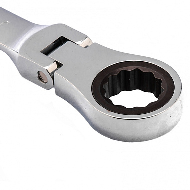 Ключ комбинированный трещоточный с шарниром 30мм MATRIX 14899