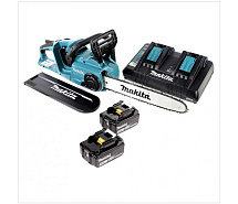 Пила цепная аккумуляторная MAKITA DUC 353CT2 2х5Ah