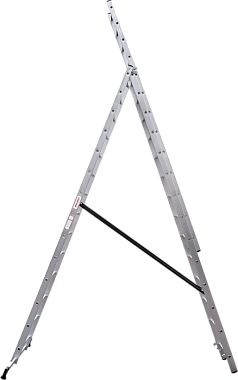Лестница-стремянка 3-секционная алюминиевая Новая Высота NV1230 3х14