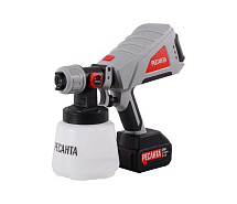 Краскопульт аккумуляторный РЕСАНТА АКП-20Li 1х4Ah 75/17/3