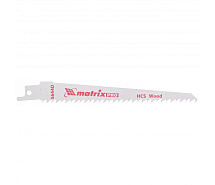 Полотна для сабельной пилы по дереву 125/4,3мм HCS S644D 2шт MATRIX 782005