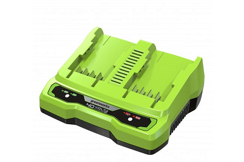 Устройство зарядное 40V 8А для 2-х аккумуляторов GREENWORKS G40UC8 2938807