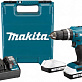 Дрель-шуруповерт ударная аккумуляторная MAKITA HP 488D006 2х2Ah