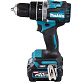 Дрель-шуруповерт ударная аккумуляторная MAKITA HP 002GD201 2х2,5Ah