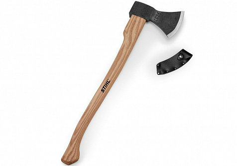Топор рукоятка ясень 70см 1200гр (кож чехол) "Серия 1926" STIHL