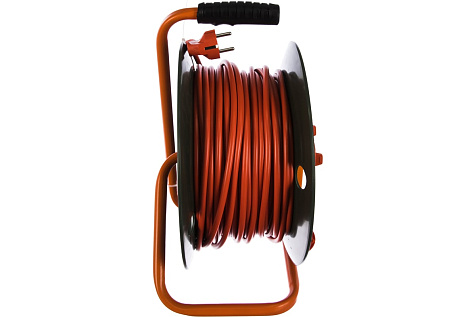 Удлинитель на катушке ПВС 3х1,5 IP44 50м 4гнезда GLANZEN EB-50-007