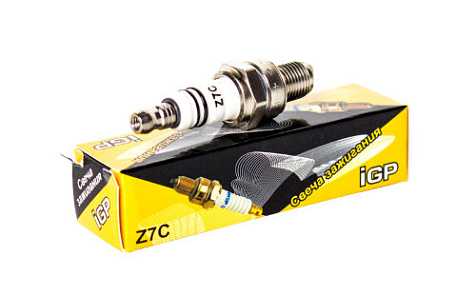 Свеча зажигания (Stihl 2mix и 4mix;Chаmpion242,345,335,340/FPP10/T374FS) CHAMPION IGP Z7C