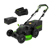 Газонокосилка самоходная аккумуляторная GREENWORKS GC82LM61SK5 TwinForce 1х5Ah 2515607K5