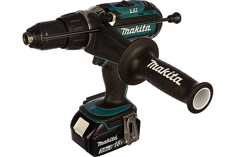 Дрель-шуруповерт ударная аккумуляторная MAKITA DHP 451RFE 2х3Ah