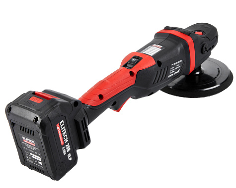 Машина полировальная аккумуляторная ELITECH HD CPM 2015SL 1x4Ah