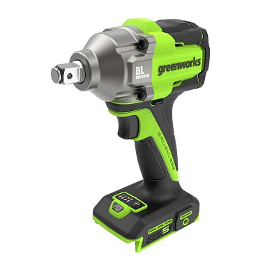 Гайковерт ударный аккумуляторный GREENWORKS IW5500 без АКБ и ЗУ 3805007