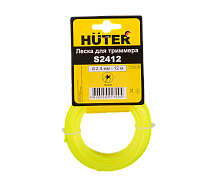 Леска триммерная 2,4мм х 12м звезда HUTER S2412