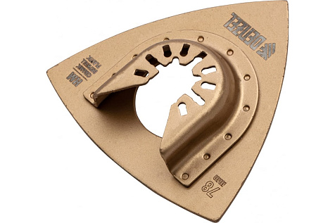 Насадка для МФИ шлифовальная дельтовидная по плитке и дереву 78мм HM DENZEL 782323