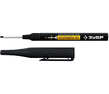 Маркер перманентный для отверстий 3мм черный ЗУБР КОЛИБРИ-30 06338-2