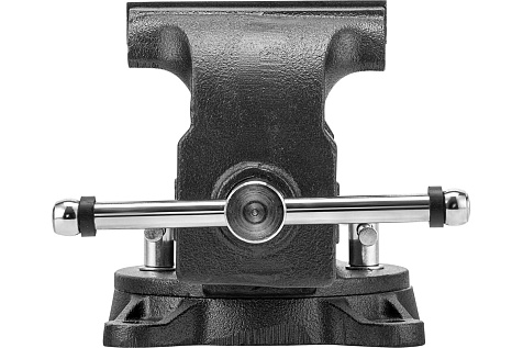 Тиски слесарные 125мм поворотные с наковальней DENZEL BVH-125 18684