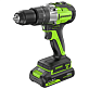 Дрель-шуруповерт ударная аккумуляторная GREENWORKS GD24DD60 1х2Ah 3704107CUA
