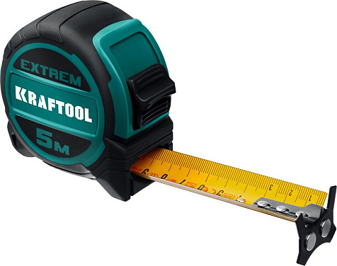 Рулетка 5м х 32мм со сверх широким полотном KRAFTOOL Extrem 34127-5