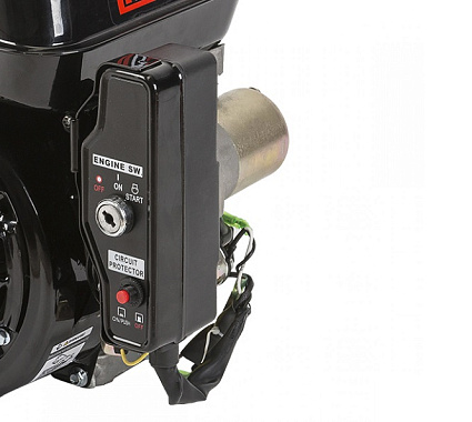 Двигатель бензиновый BRAIT BR421PE (15.0л.с.,вал под шпонку 25мм,электростартер)