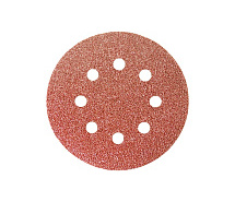 Круг шлифовальный на липучке перфорированный 125мм Р40 5шт MATRIX 73802