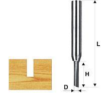 Фреза пазовая прямая ф3х6мм хвостовик 8мм ЭНКОР 