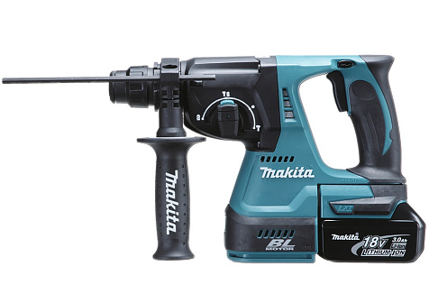 Перфоратор аккумуляторный MAKITA DHR 242RT 1х5Ah SDS plus