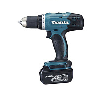 Дрель-шуруповерт аккумуляторная MAKITA DDF 453RFE 2х3Ah