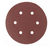 Круг шлифовальный на липучке перфорированный 150мм P280 5шт MATRIX 73847