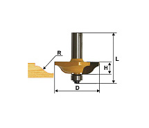 Фреза кромочная фигерейная горизонтальная ф89х15.9мм хв.12мм ПРОФ ЭНКОР 
