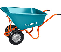 Тачка садовая 2-х колесная пневматические колеса GRINDA GP-1 Proline 422401