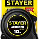 Рулетка 10м х 25мм с автостопом STAYER АutoLock 2-34126-10-25